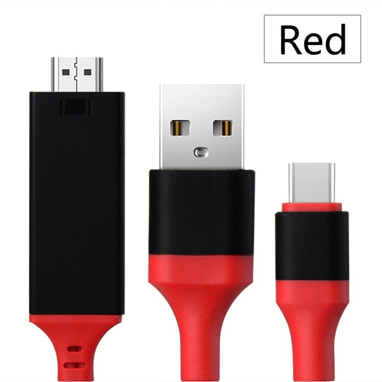 USB3.1 Type C To Hdmi Video Cable Android Phone With Screen Cable Cable 4k Usb HD Cable