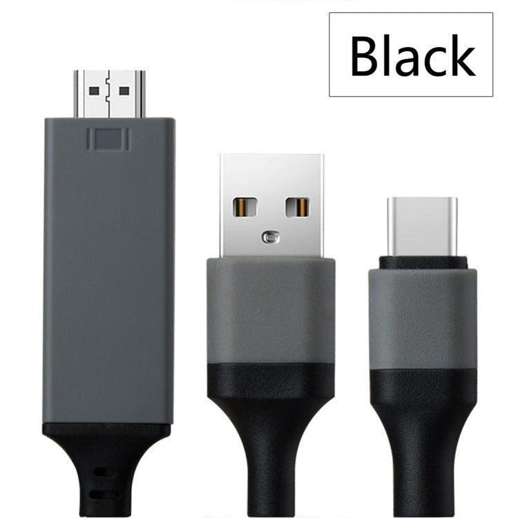 USB3.1 Type C To Hdmi Video Cable Android Phone With Screen Cable Cable 4k Usb HD Cable