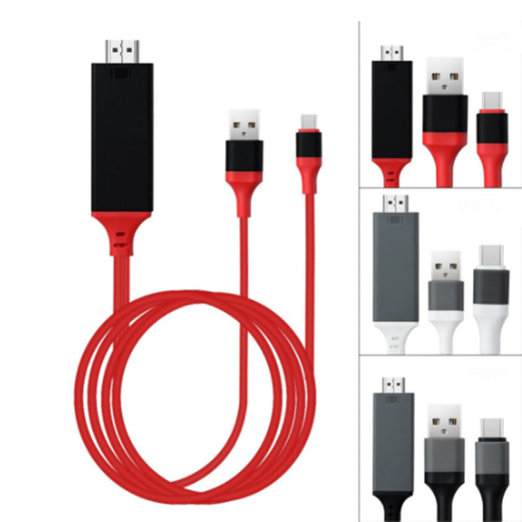 USB3.1 Type C To Hdmi Video Cable Android Phone With Screen Cable Cable 4k Usb HD Cable