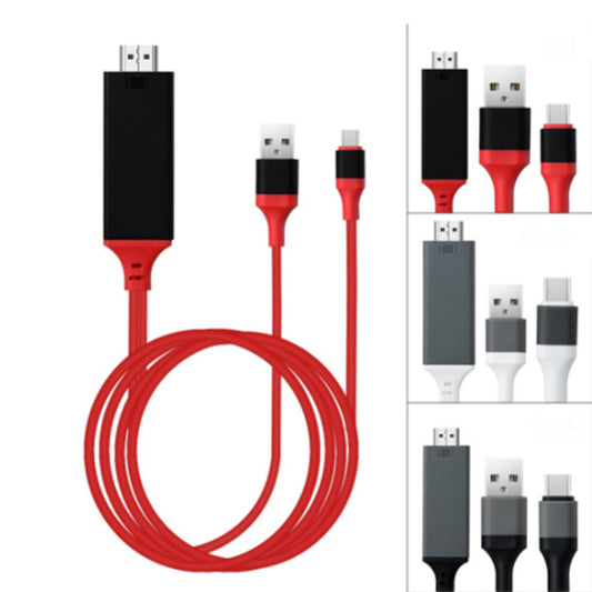 USB3.1 Type C To Hdmi Video Cable Android Phone With Screen Cable Cable 4k Usb HD Cable
