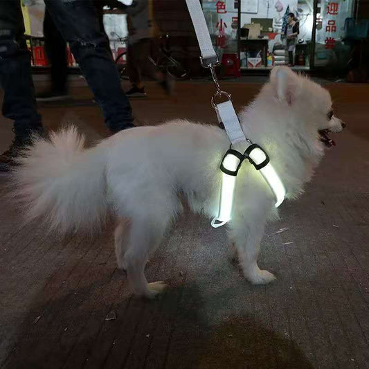 LED Luminous Dog Chest Strap